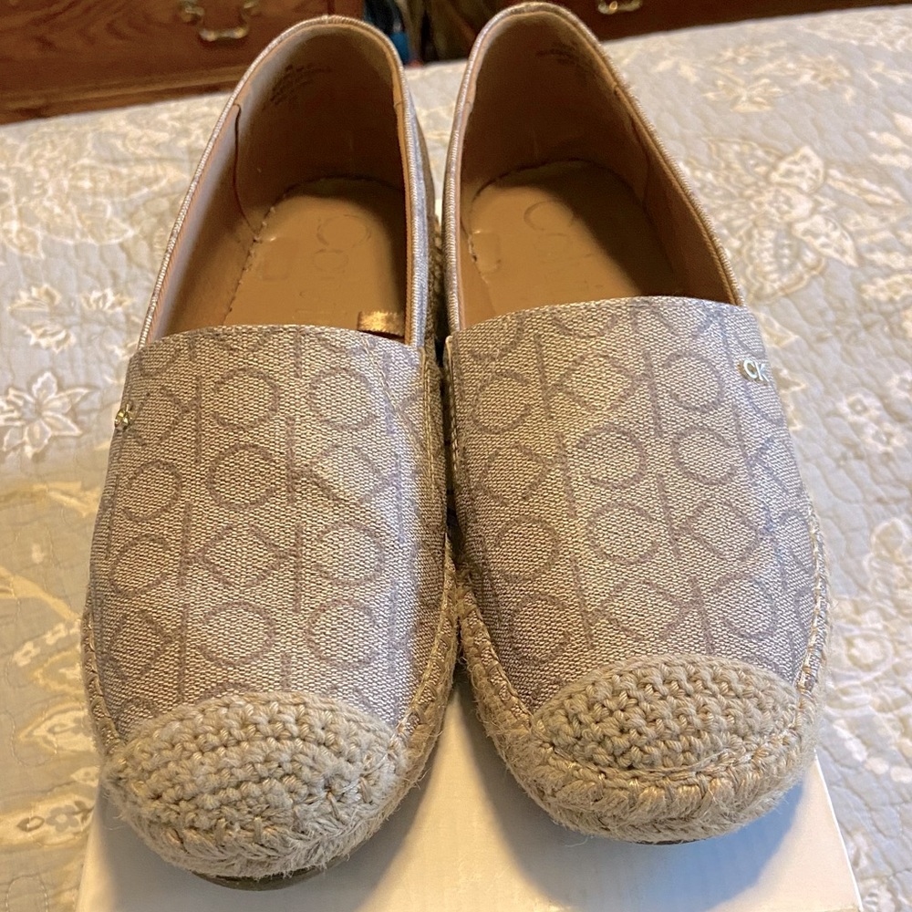 Calvin Klein Women's Beige Espadrilles size 9